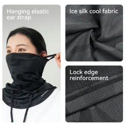 Summer Ice Silk Neck Gaiter Helmet Line
