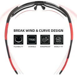 TAC Lightweight Polarized Sunglasses for Cycling & Fishing