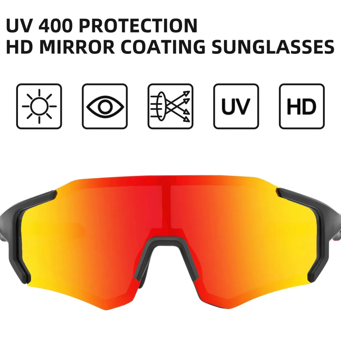 TAC Lightweight Polarized Sunglasses for Cycling & Fishing