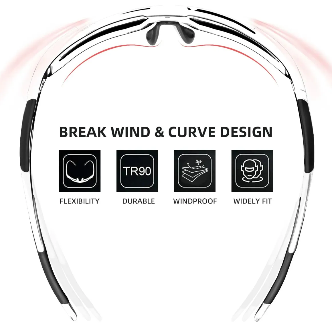 TAC Lightweight Polarized Sunglasses for Cycling & Fishing