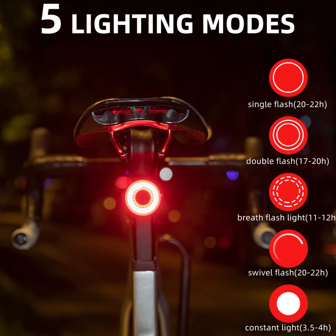 Tail Light Break Sense USB-C IPX7