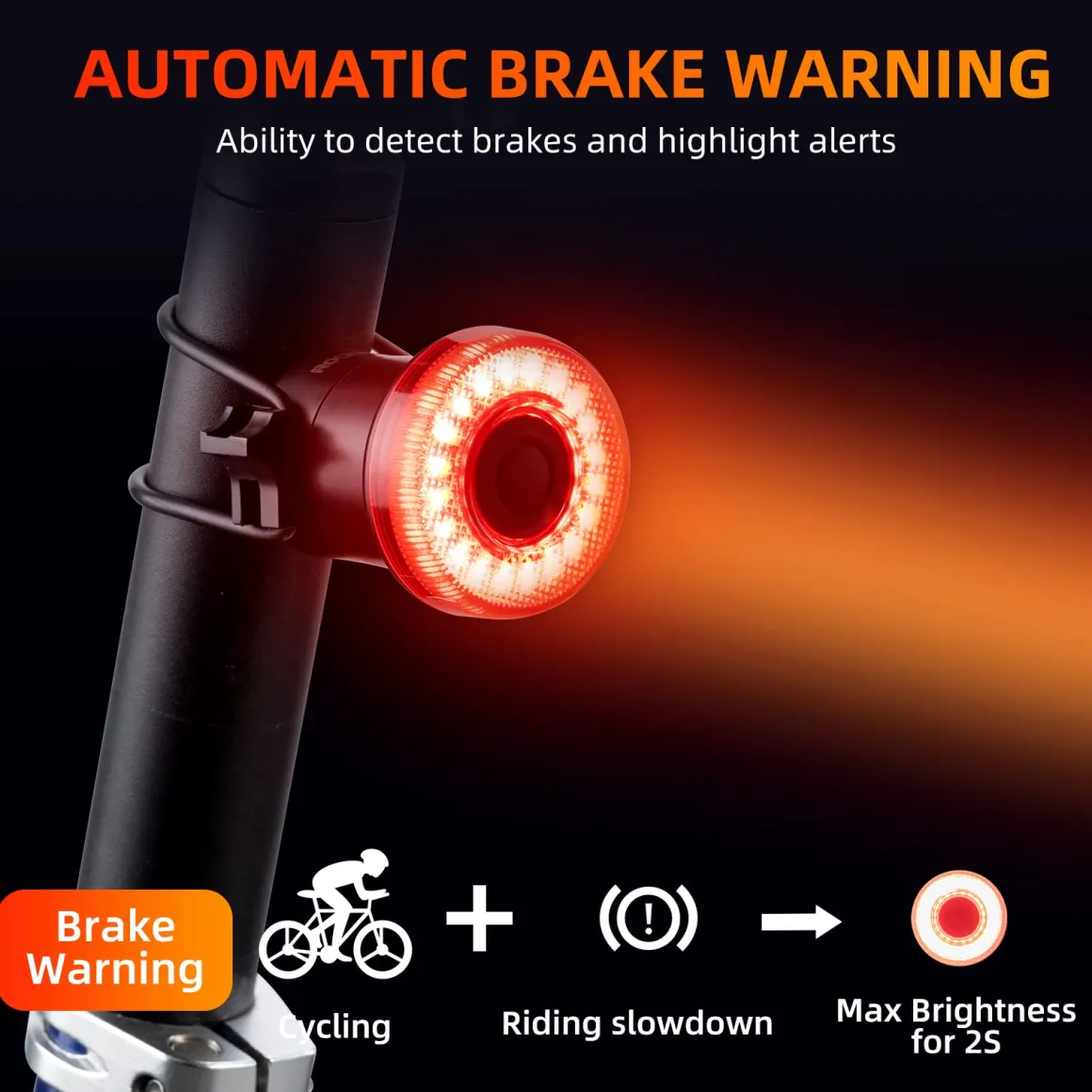 Tail Light Break Sense USB-C IPX7