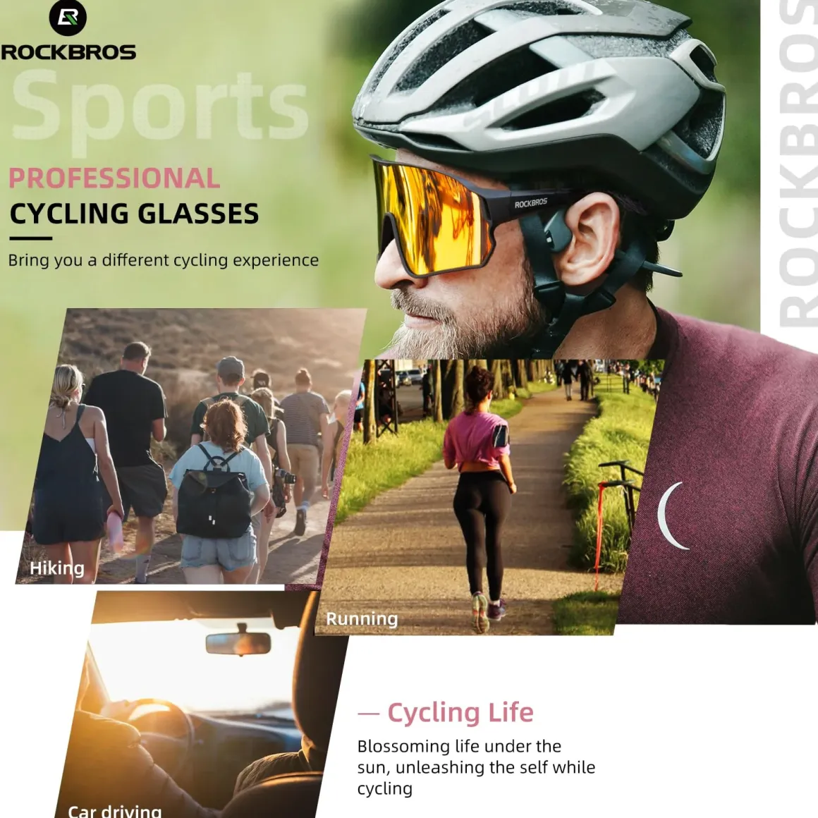 Thickened PC Lens Photochromic Sunglasses (UV400)