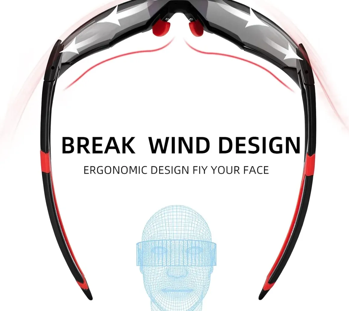 Thickened PC Lens Photochromic Sunglasses (UV400)