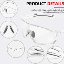 Thickened PC Lens Photochromic Sunglasses (UV400)