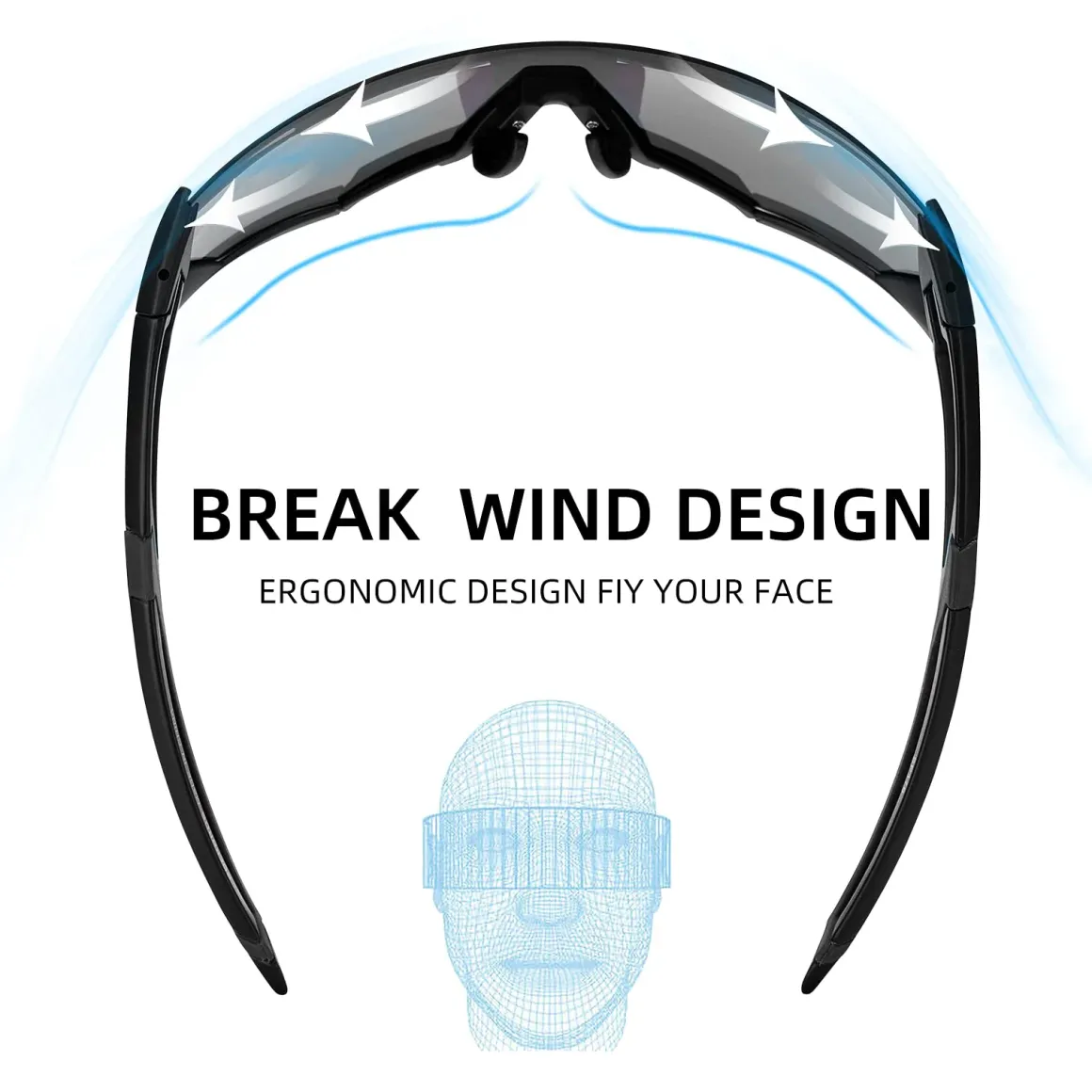 Thickened PC Lens Photochromic Sunglasses (UV400)