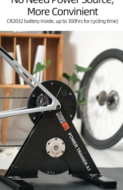 ThinkRider A1 Bike Trainer 11-Speed Cassette ANT+ Bluetooth Simulates 3% Slope