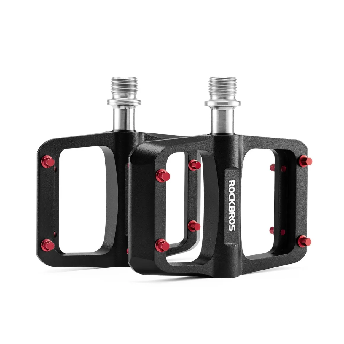 Titanium Axle & Magnesium Alloy 3-Bearing Bike Pedals