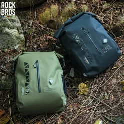 TL-153 25L Seamless 100% Waterproof Bike Panniers Rear Rack Bicycle Bag ROAD TO SKY