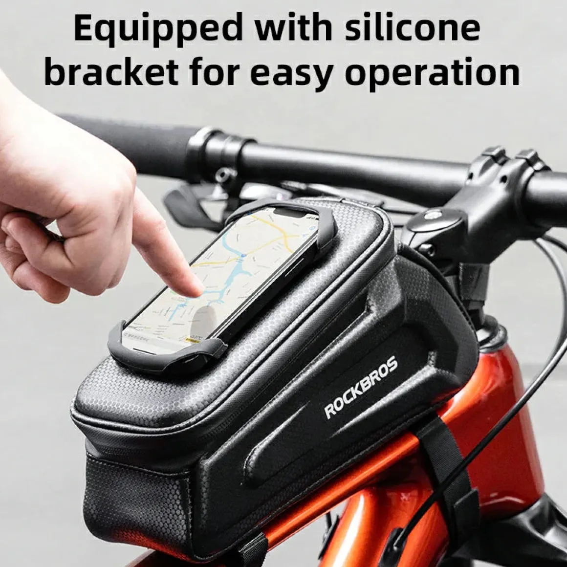 Top Tube Phone Holder Hardshell Bag