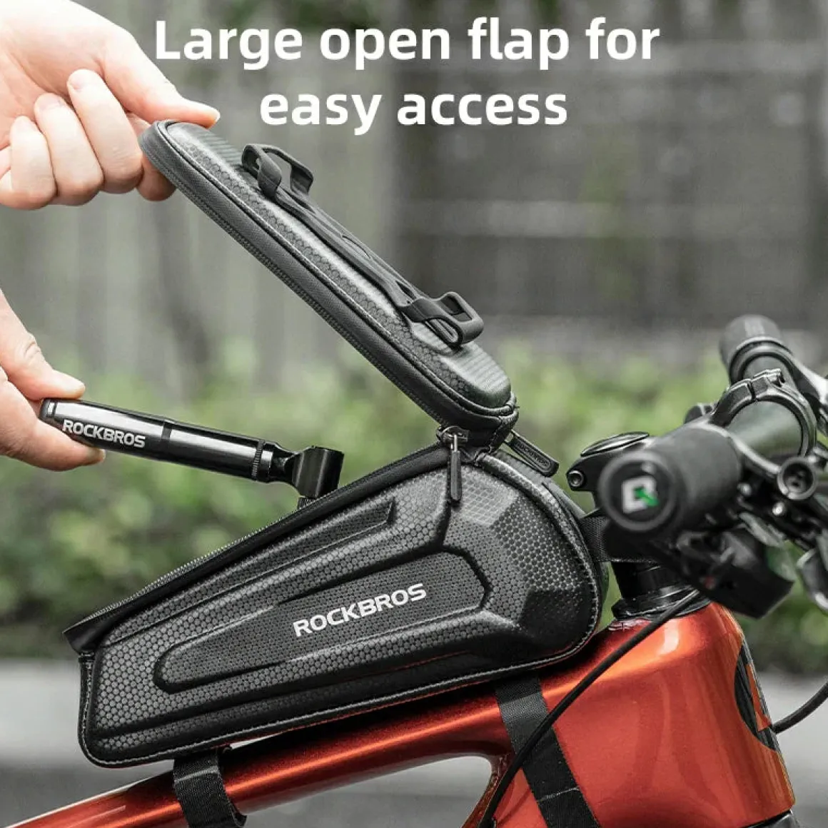 Top Tube Phone Holder Hardshell Bag