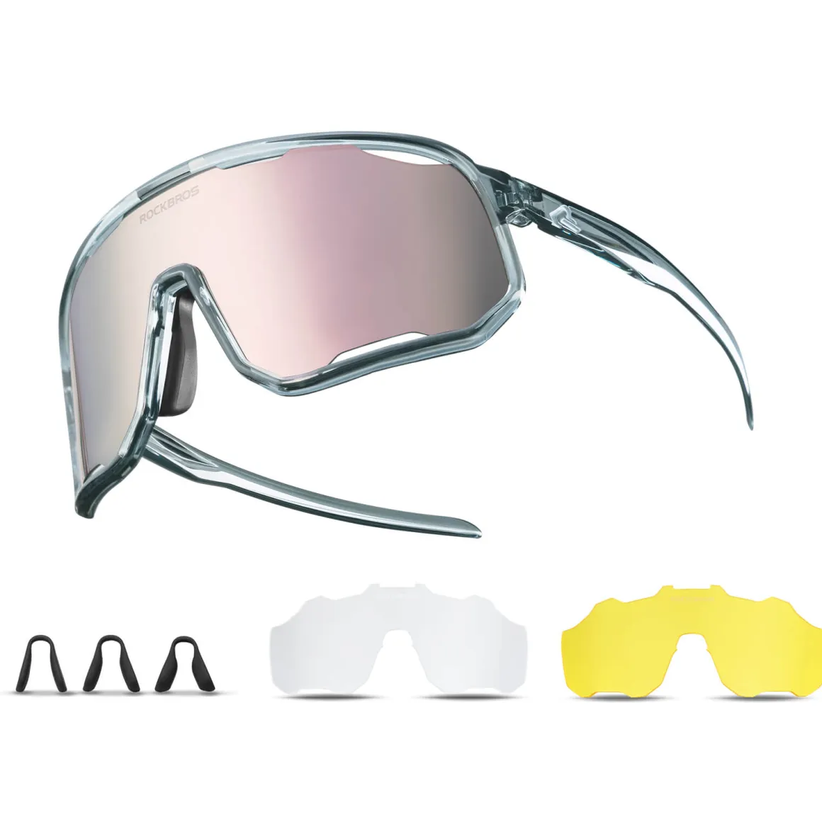 Transparent Windproof Polarized Cycling Glasses