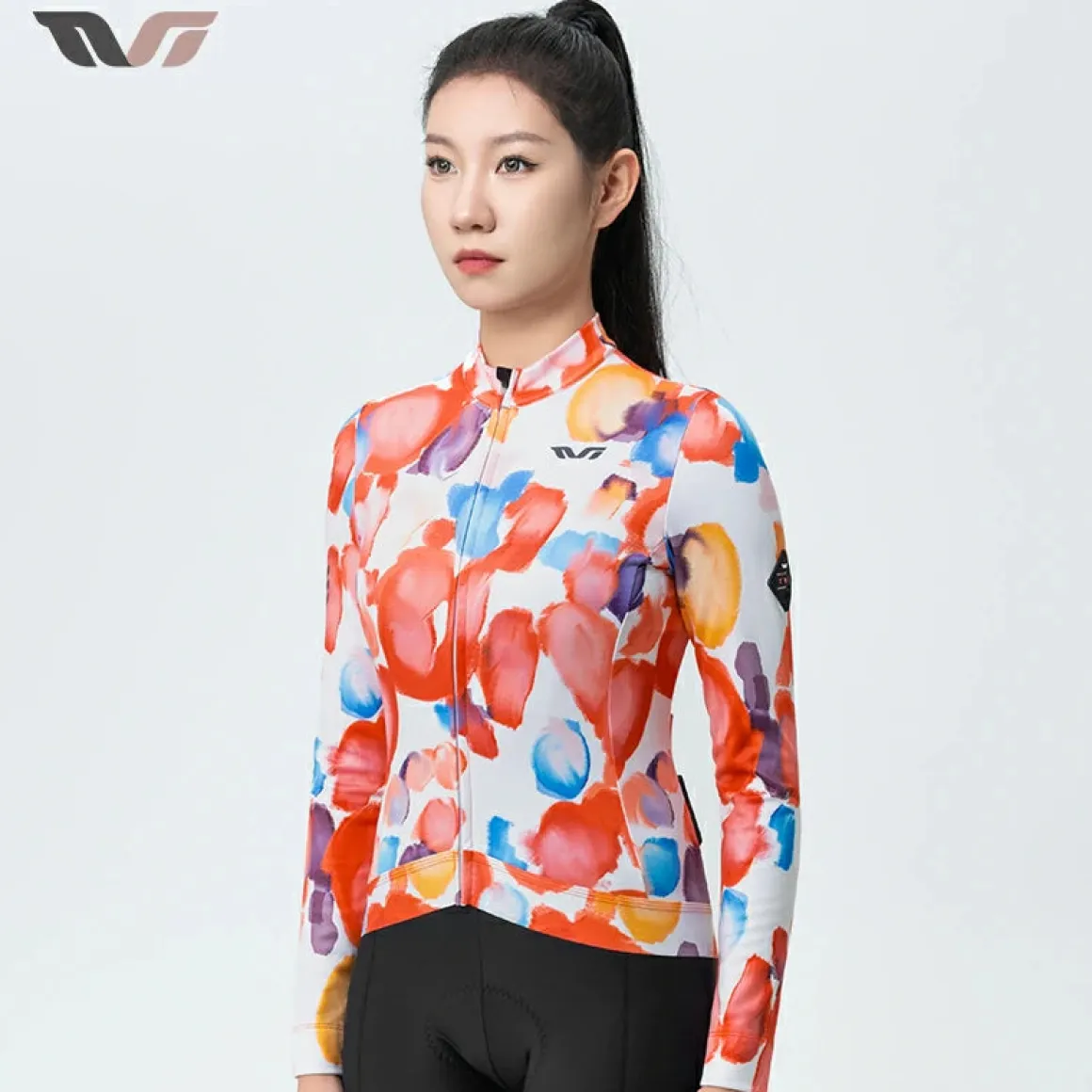 TVI Cycling Jersey Fleece Long Sleeve for 41–68 °F