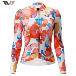 TVI Cycling Jersey Fleece Long Sleeve for 41–68 °F