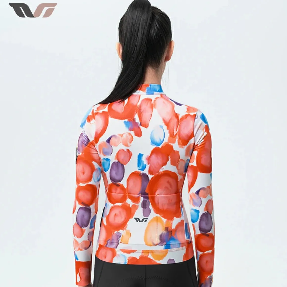 TVI Cycling Jersey Fleece Long Sleeve for 41–68 °F