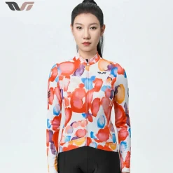 TVI Cycling Jersey Fleece Long Sleeve for 41–68 °F