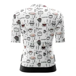 TVI ROCKBROS Elements Print Female Cycling Top Short-Sleeved Jersey