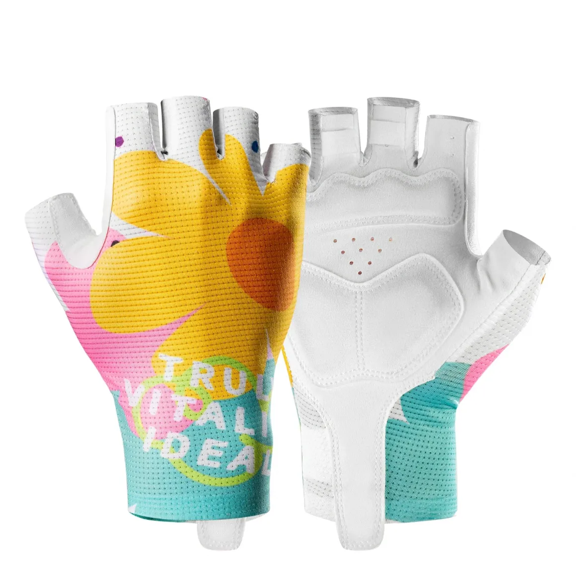 TVI ROCKBROS Women’s Half-Finger Fishing and Cycling Gloves
