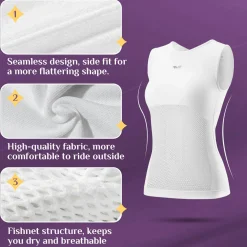 TVI Women's Cycling Ultralight Jersey Sleeveless