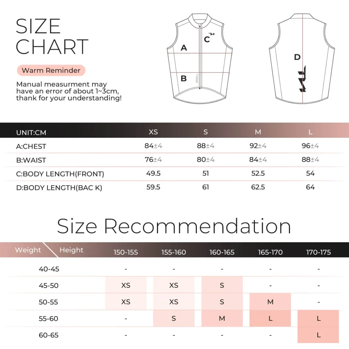 TVI Women's Cycling Vest Windproof - MJ008