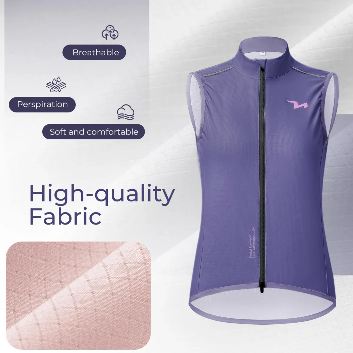TVI Women's Cycling Vest Windproof - MJ008