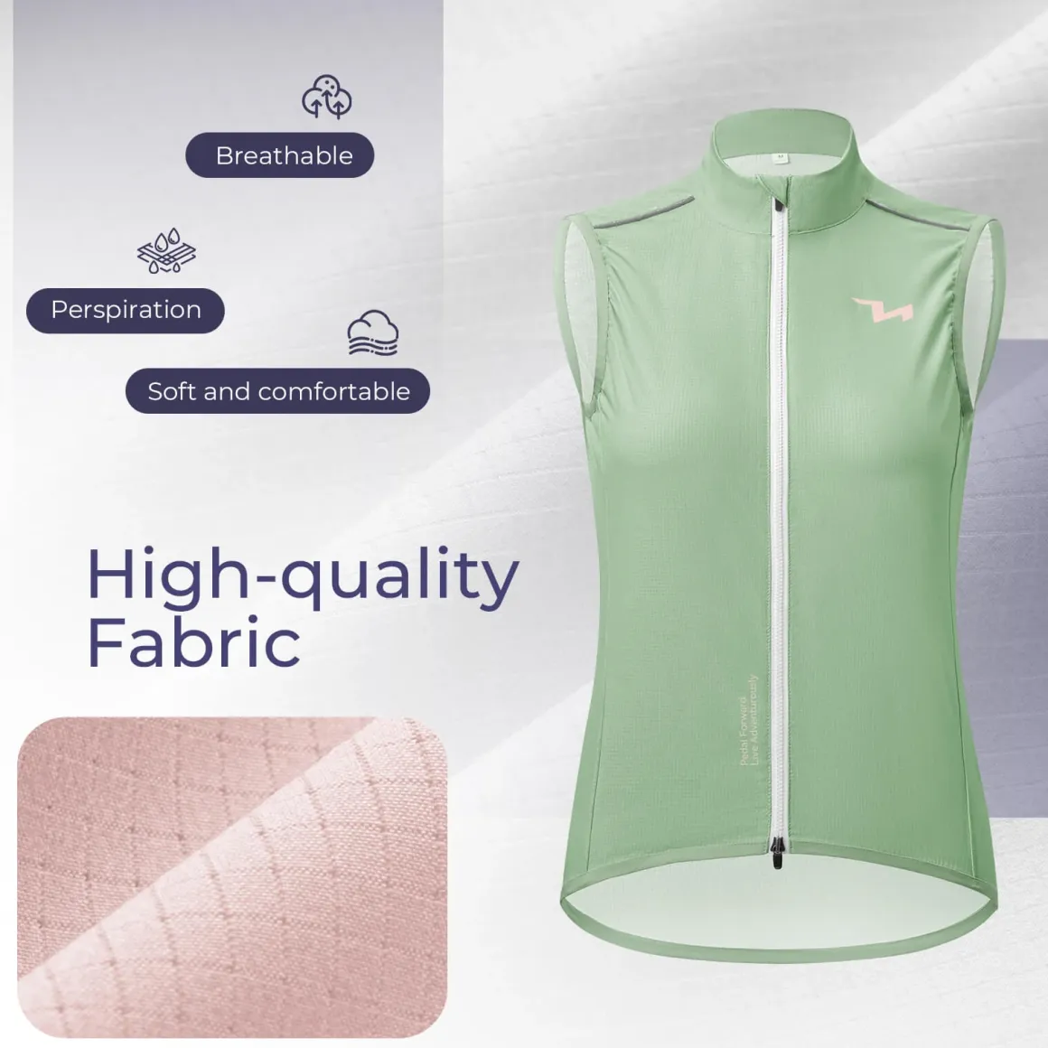 TVI Women's Cycling Vest Windproof - MJ008