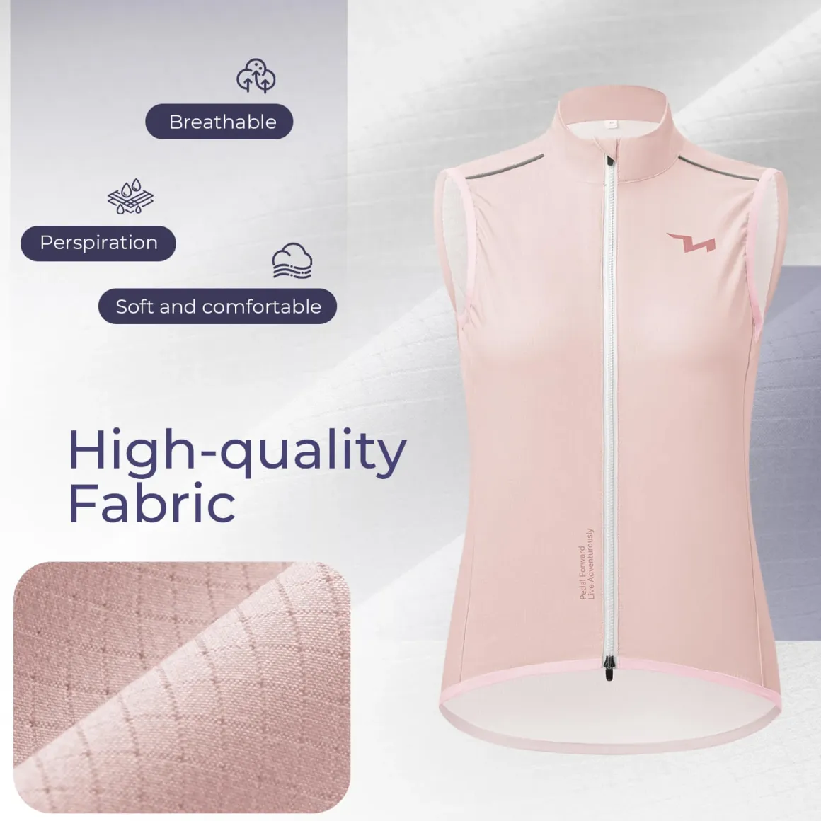 TVI Women's Cycling Vest Windproof - MJ008