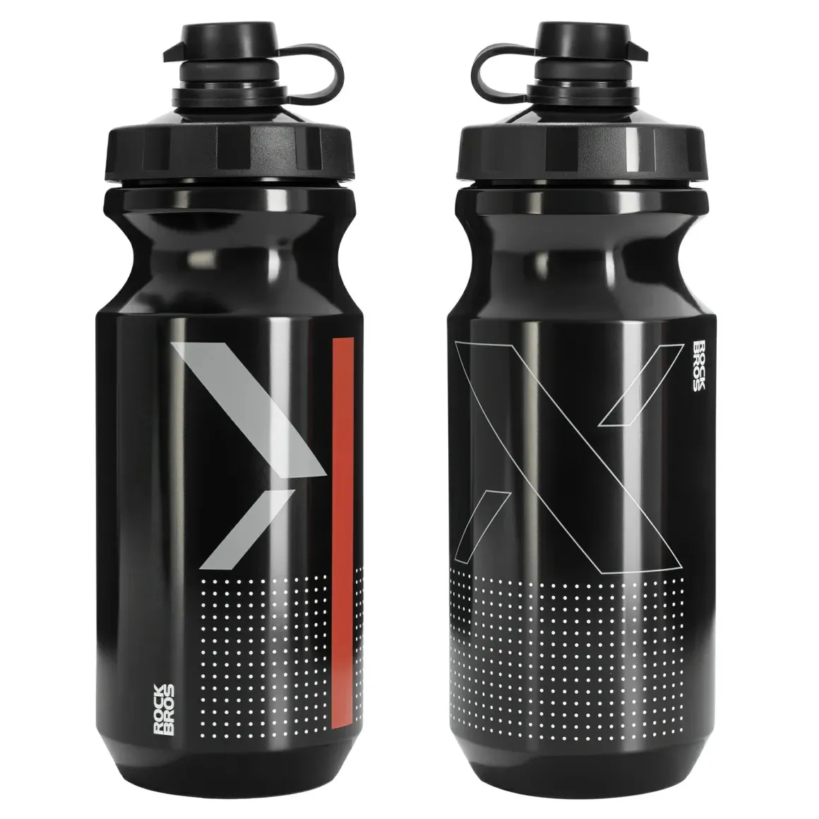 Twin Pack 600ml Cycling Water Bottles for Bike Riding