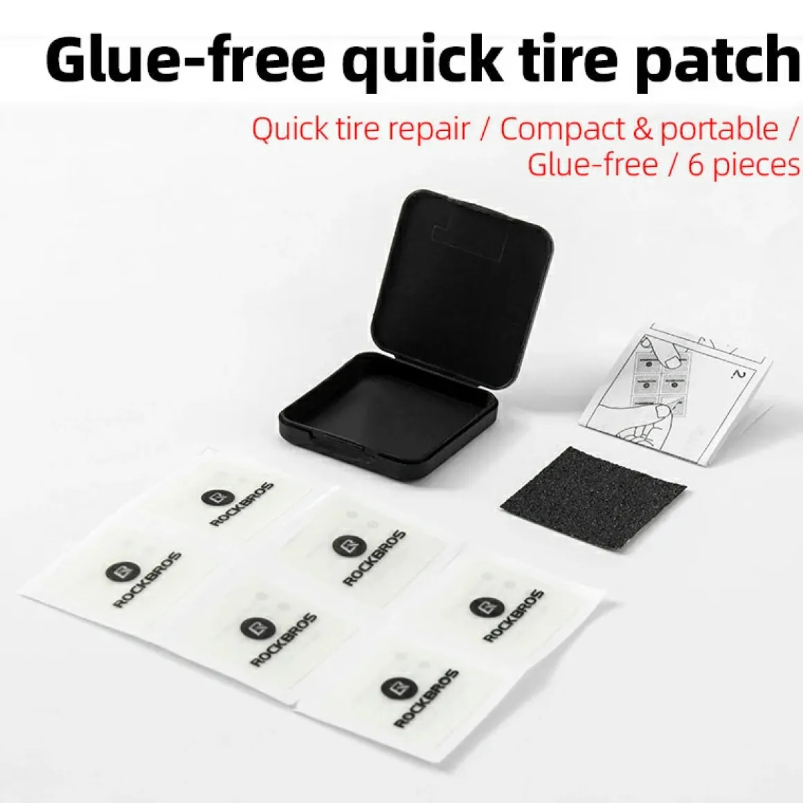 Ultra-Mini Tire Patch Kit – Super Lightweight Ultra-Slim Pocket-Friendly