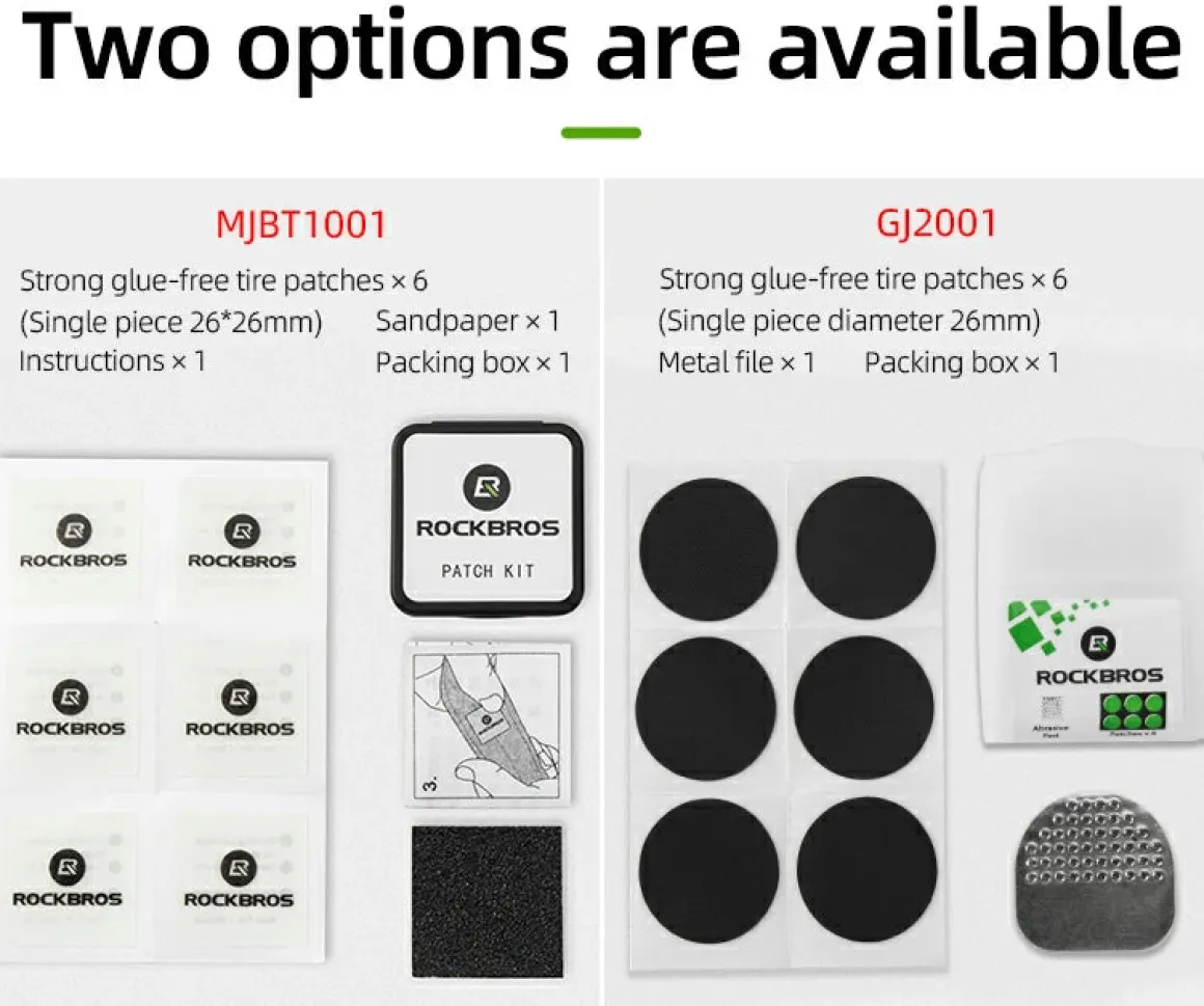Ultra-Mini Tire Patch Kit – Super Lightweight Ultra-Slim Pocket-Friendly