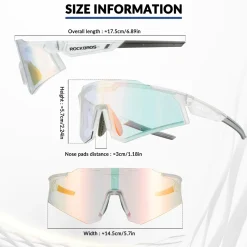 Unisex Transition Sports Sunglasses for Cycling