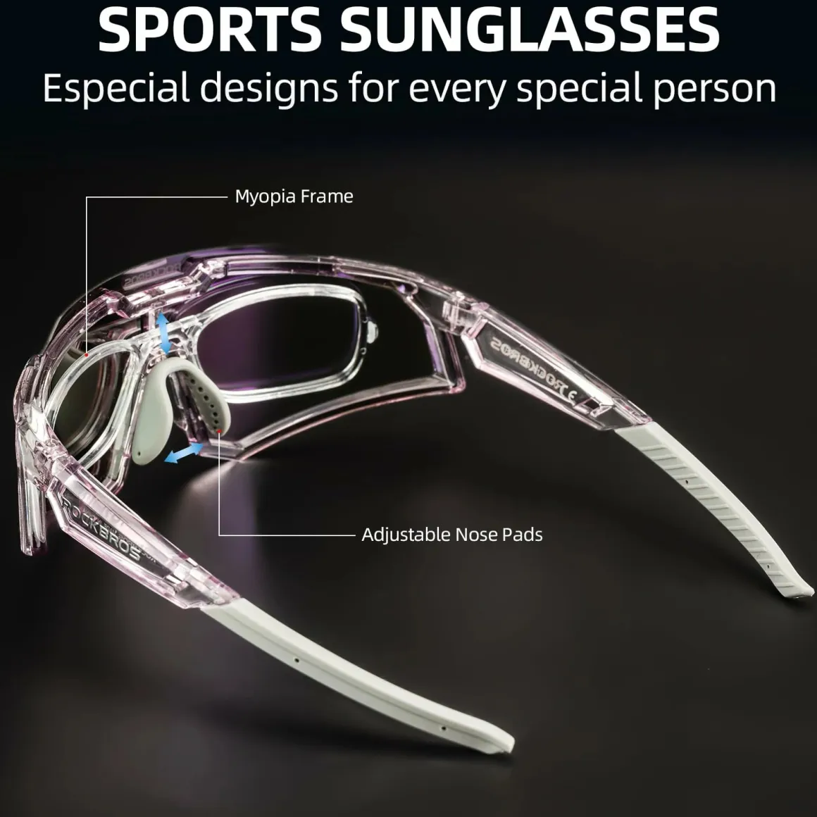 Unisex Transition Sports Sunglasses for Cycling