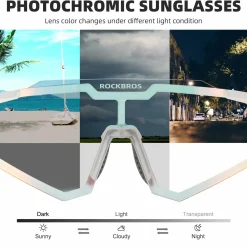 Unisex Transition Sports Sunglasses for Cycling