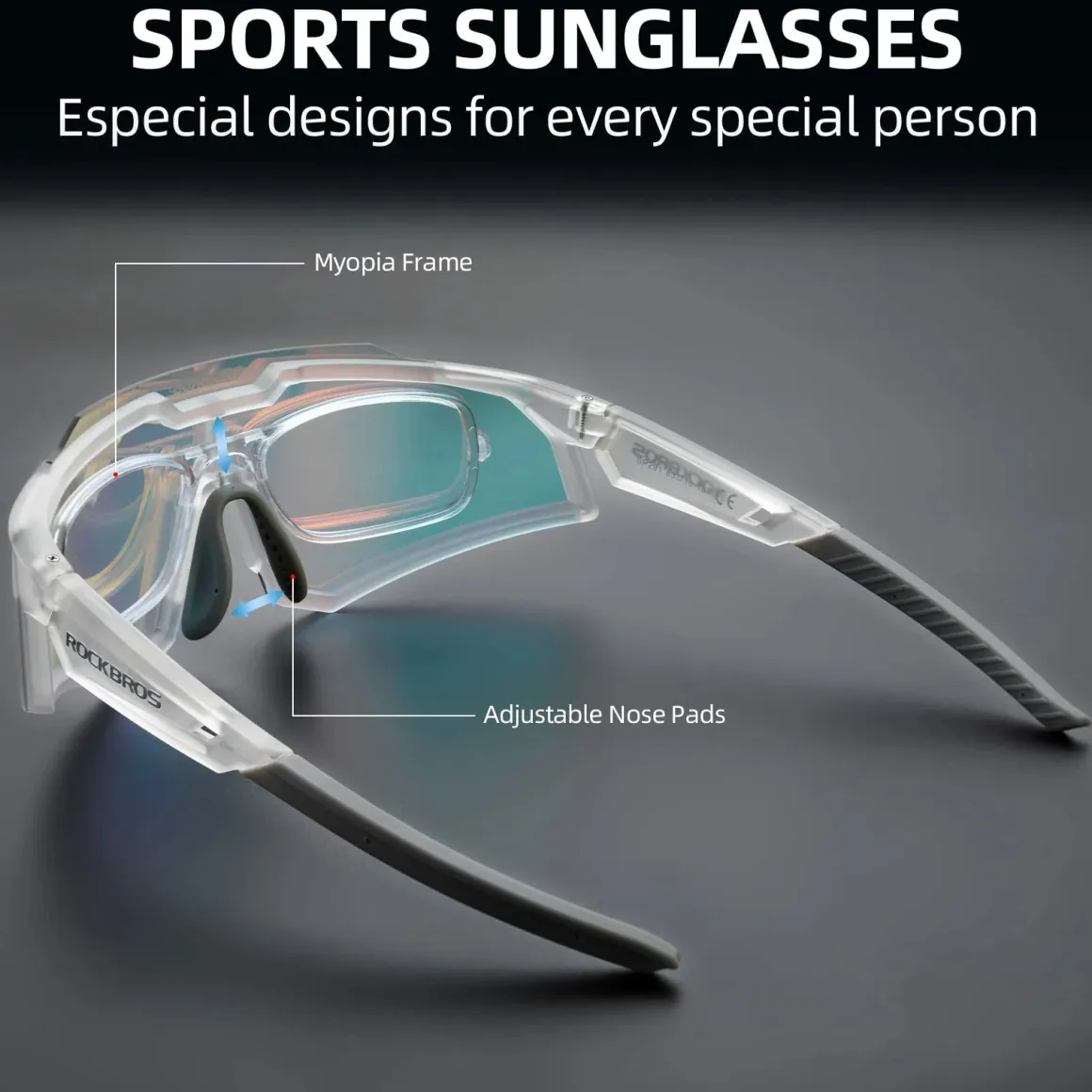 Unisex Transition Sports Sunglasses for Cycling