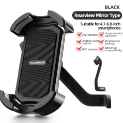 Universal Bike Phone Holder for Handlebar & Mirror