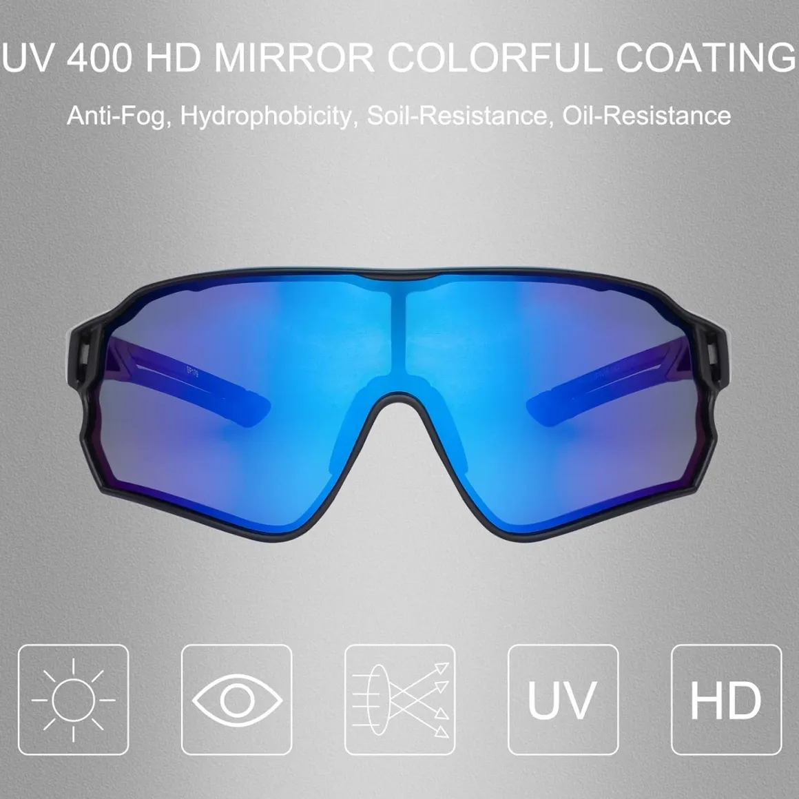 UV400 Polarized Sunglasses for Cycling