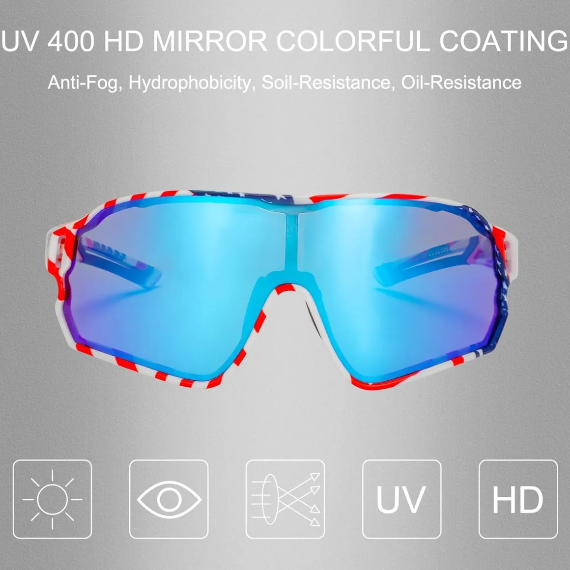 UV400 Polarized Sunglasses for Cycling