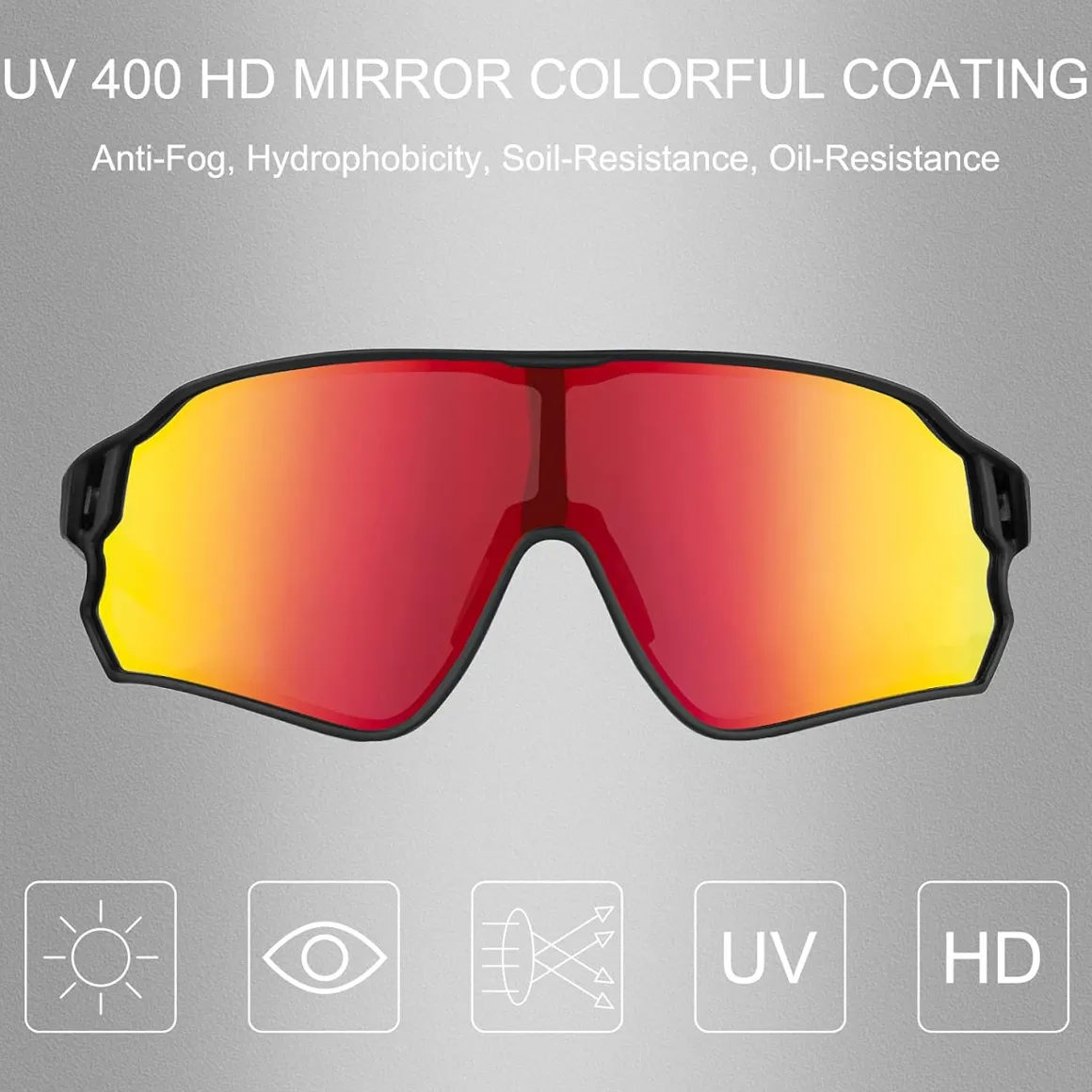 UV400 Polarized Sunglasses for Cycling