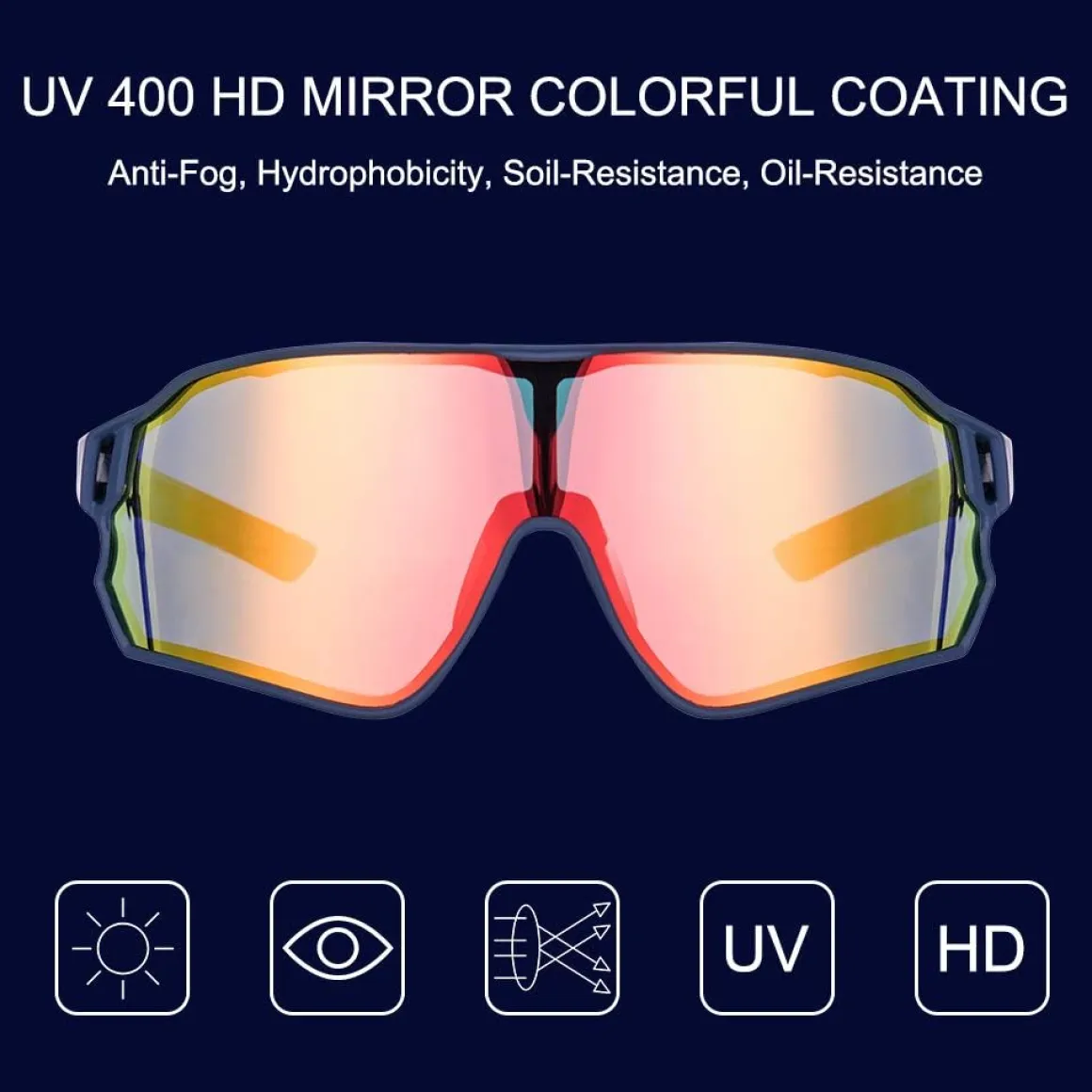 UV400 Polarized Sunglasses for Cycling
