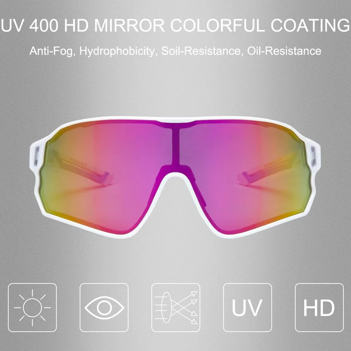 UV400 Polarized Sunglasses for Cycling
