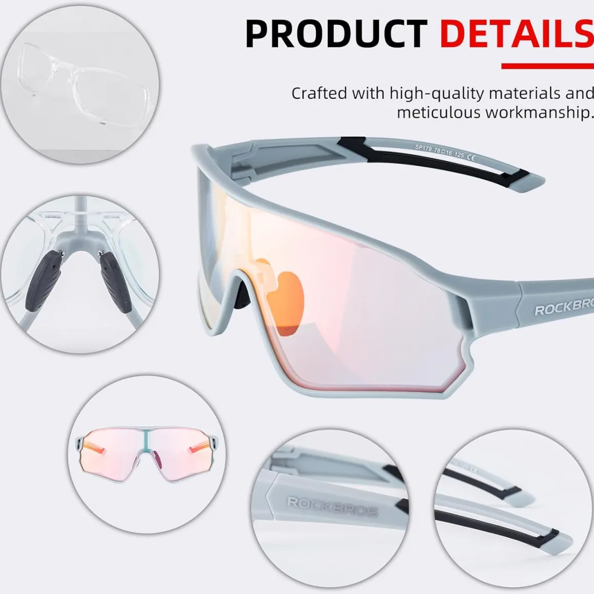 UV400 Polarized Sunglasses for Cycling