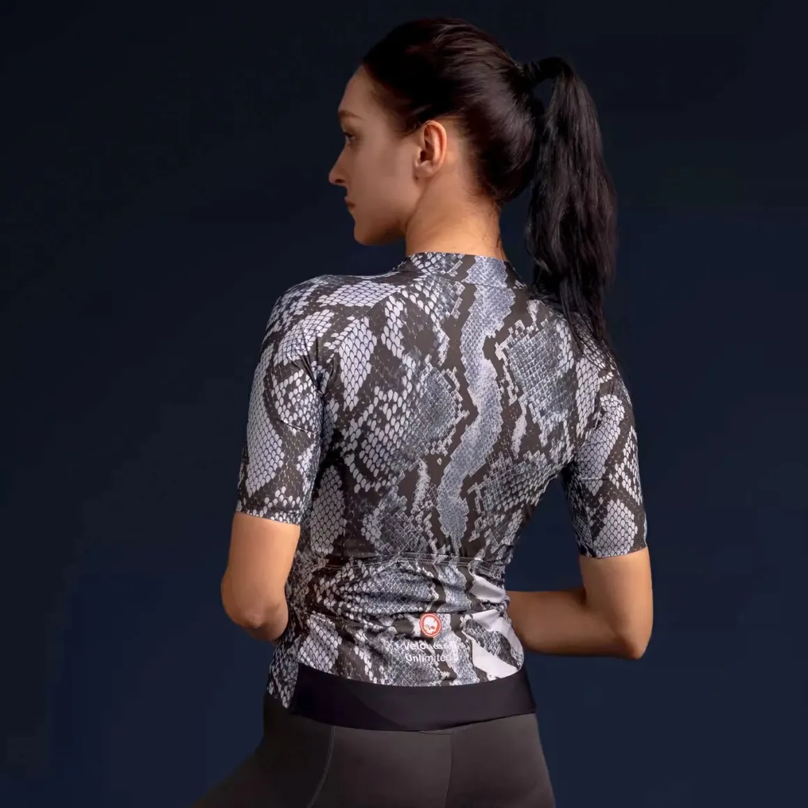 VeloNuts Women‘s Cycling Jersey Dragon-Blanc