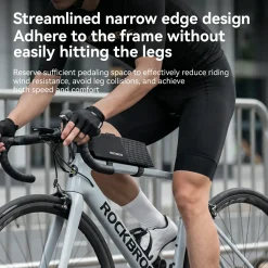 100% Waterproof Bike Frame Storage Bag Top Tube Bag 0.6L