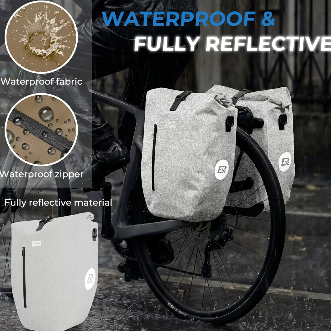 Waterproof Bike Pannier Bag 20L AS-166