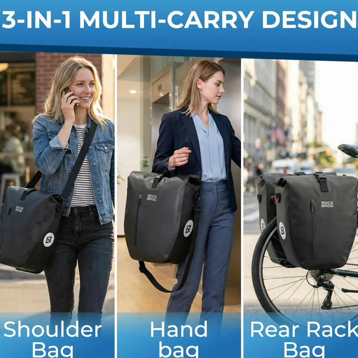 Waterproof Bike Pannier Bag 20L AS-166