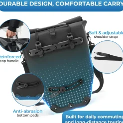 Waterproof Bike Pannier Bag 20L AS-166