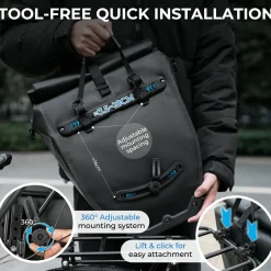 Waterproof Bike Pannier Bag 20L AS-166