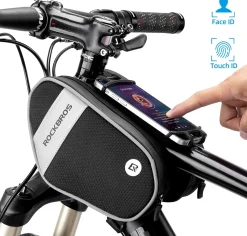 Waterproof Bike Phone Mount Frame Bag