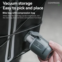 100% Waterproof Bike Rack Bag Lightweight 23L