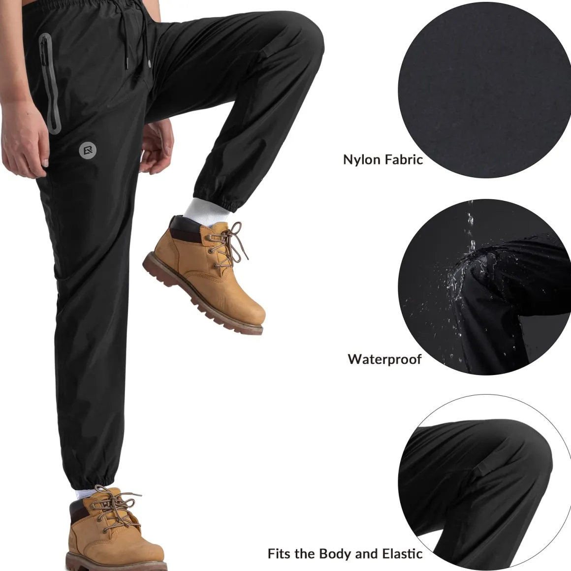 Waterproof Raincoat & Overtrousers for Men Women with Reflective